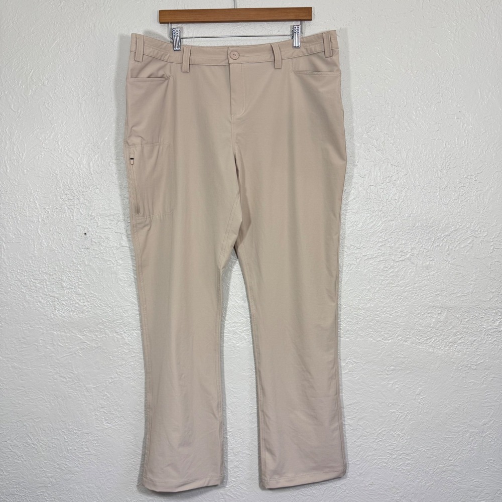 Willit Hiking Pants 16 Beige Tan Zip‎ Pockets Outdoor Gorpcore Utility Workwear
